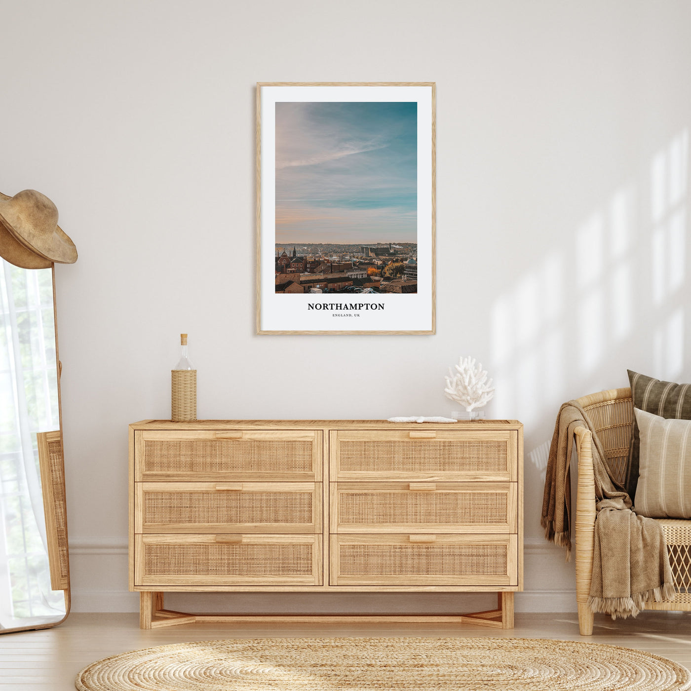 Northampton Portrait Color Poster