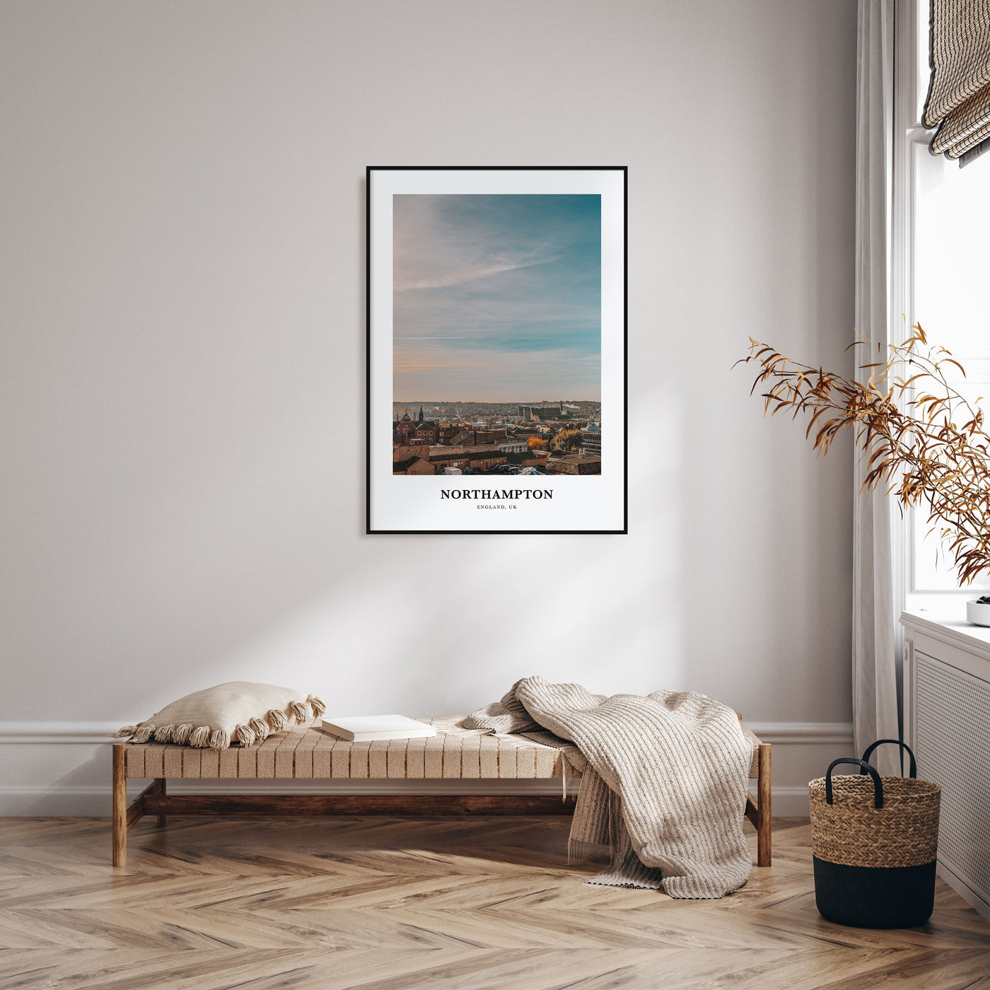 Northampton Portrait Color Poster