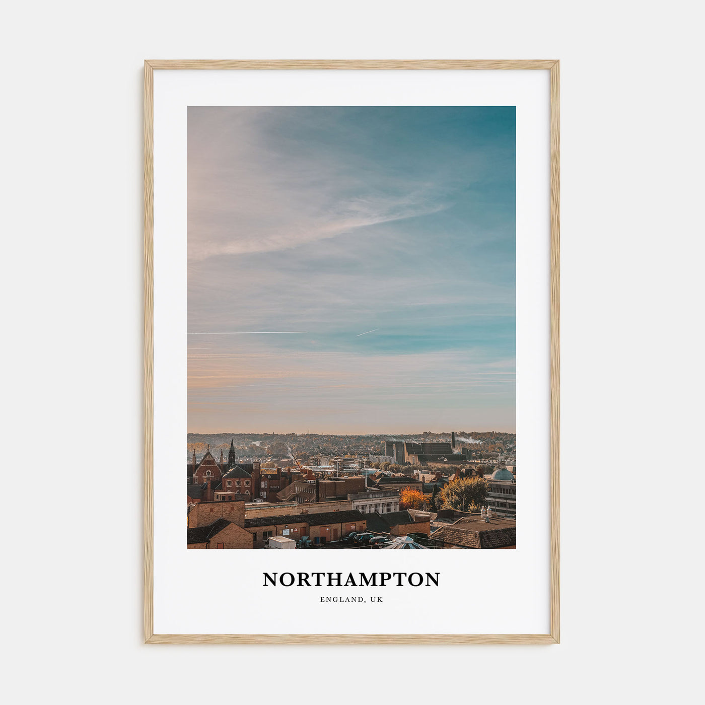 Northampton Portrait Color Poster