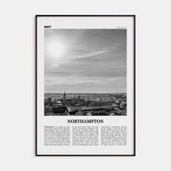 Northampton Travel B&W Poster