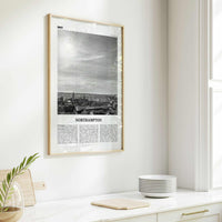 Northampton Print Black and White, Northampton Wall Art, Northampton Poster, Northampton Photo, Northampton Wall Décor, Northampton Map,
