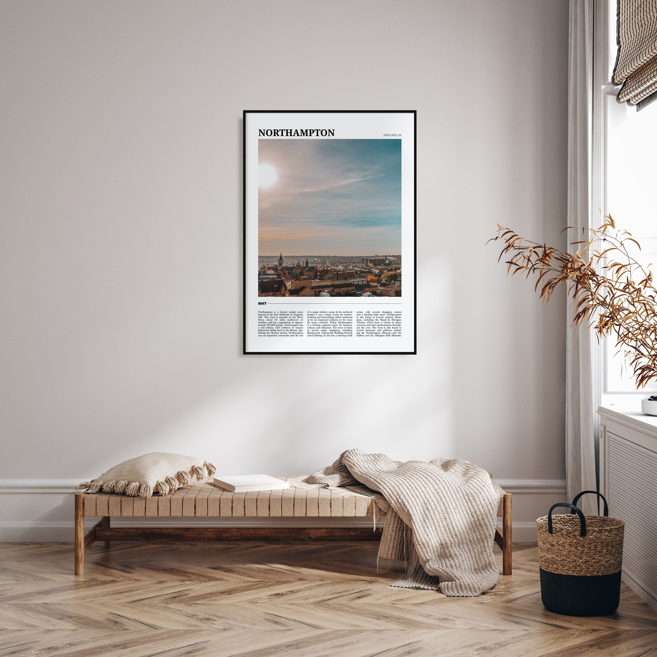 Northampton Travel Color Poster