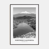 Northern California Portrait B&W Poster