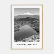 Northern California Portrait B&W Poster