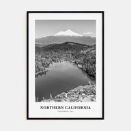 Northern California Portrait B&W Poster