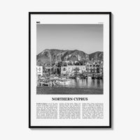 Northern Cyprus Print Black and White, Northern Cyprus Wall Art, Northern Cyprus Poster, Northern Cyprus Photo, Cyprus Wall Décor, Cyprus