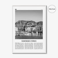 Northern Cyprus Print Black and White, Northern Cyprus Wall Art, Northern Cyprus Poster, Northern Cyprus Photo, Cyprus Wall Décor, Cyprus
