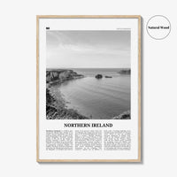 Northern Ireland Print Black and White, Northern Ireland Wall Art, Northern Ireland Poster, UK,  United Kingdom, Tuaisceart Éireann, Belfast