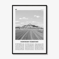 Northern Territory Print Black and White, Northern Territory  Wall Art, Northern Territory Poster,  Northern Territory Photo, Australia