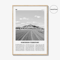 Northern Territory Print Black and White, Northern Territory  Wall Art, Northern Territory Poster,  Northern Territory Photo, Australia