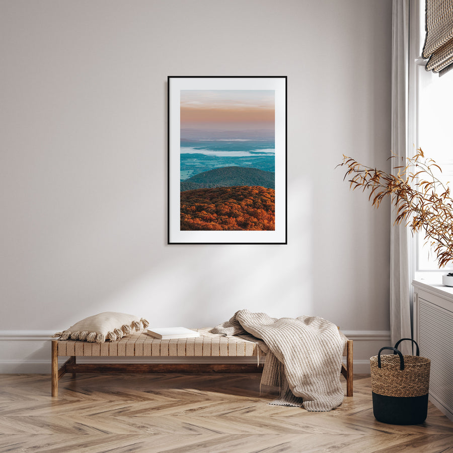Northern Virginia Photo Color Poster