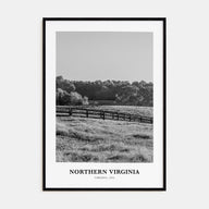 Northern Virginia Portrait B&W Poster