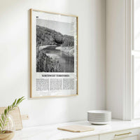 Northwest Territories Print Black and White, Northwest Territories Wall Art, Northwest Territories Photo, Canada, Yellowknife