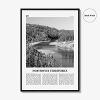 Northwest Territories Print Black and White, Northwest Territories Wall Art, Northwest Territories Photo, Canada, Yellowknife