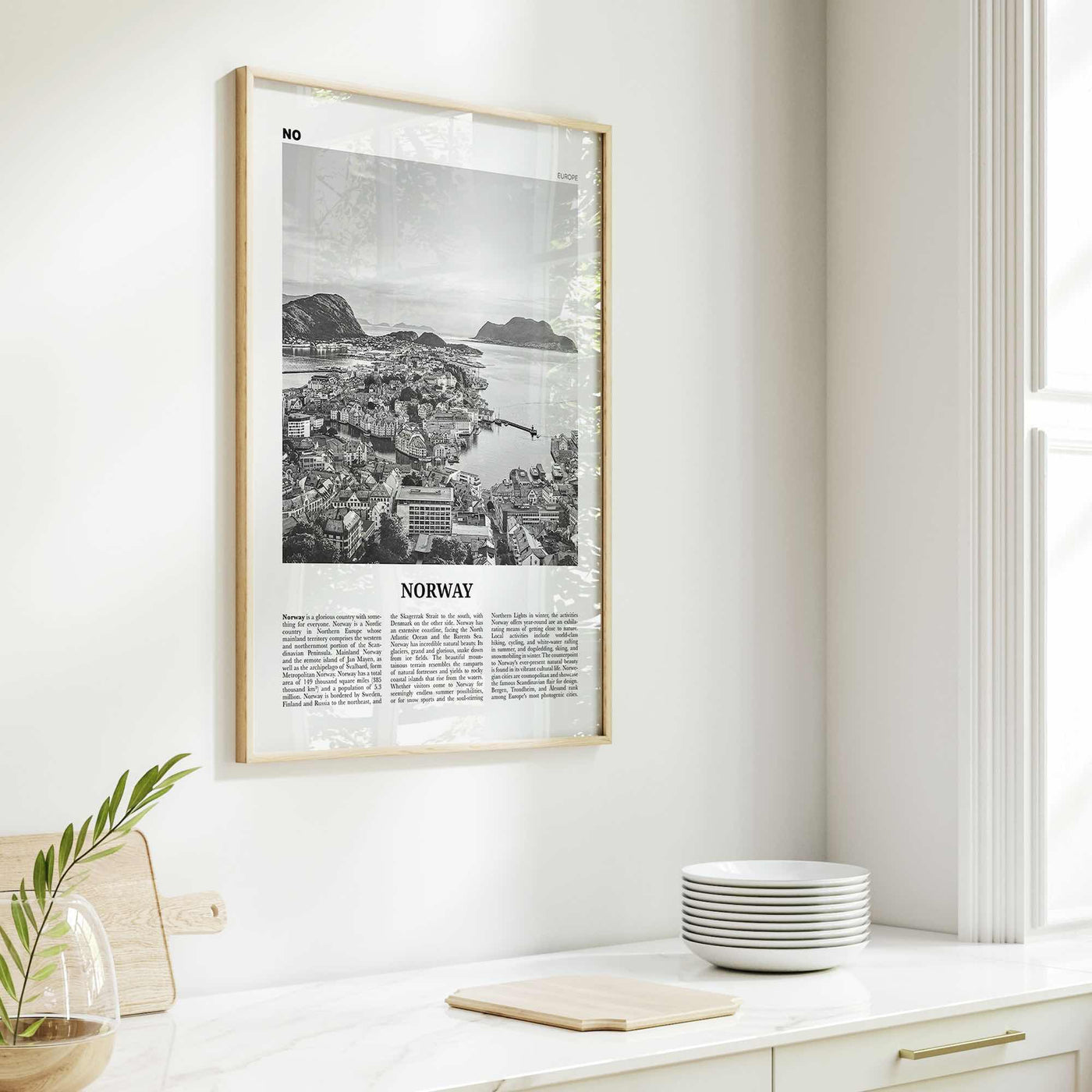 Norway Print Black and White, Norway Wall Art, Norway Poster, Norway Photo, Norway Wall Decor, Norge, Noreg, Norgga, Norwegian, Oslo, Europe