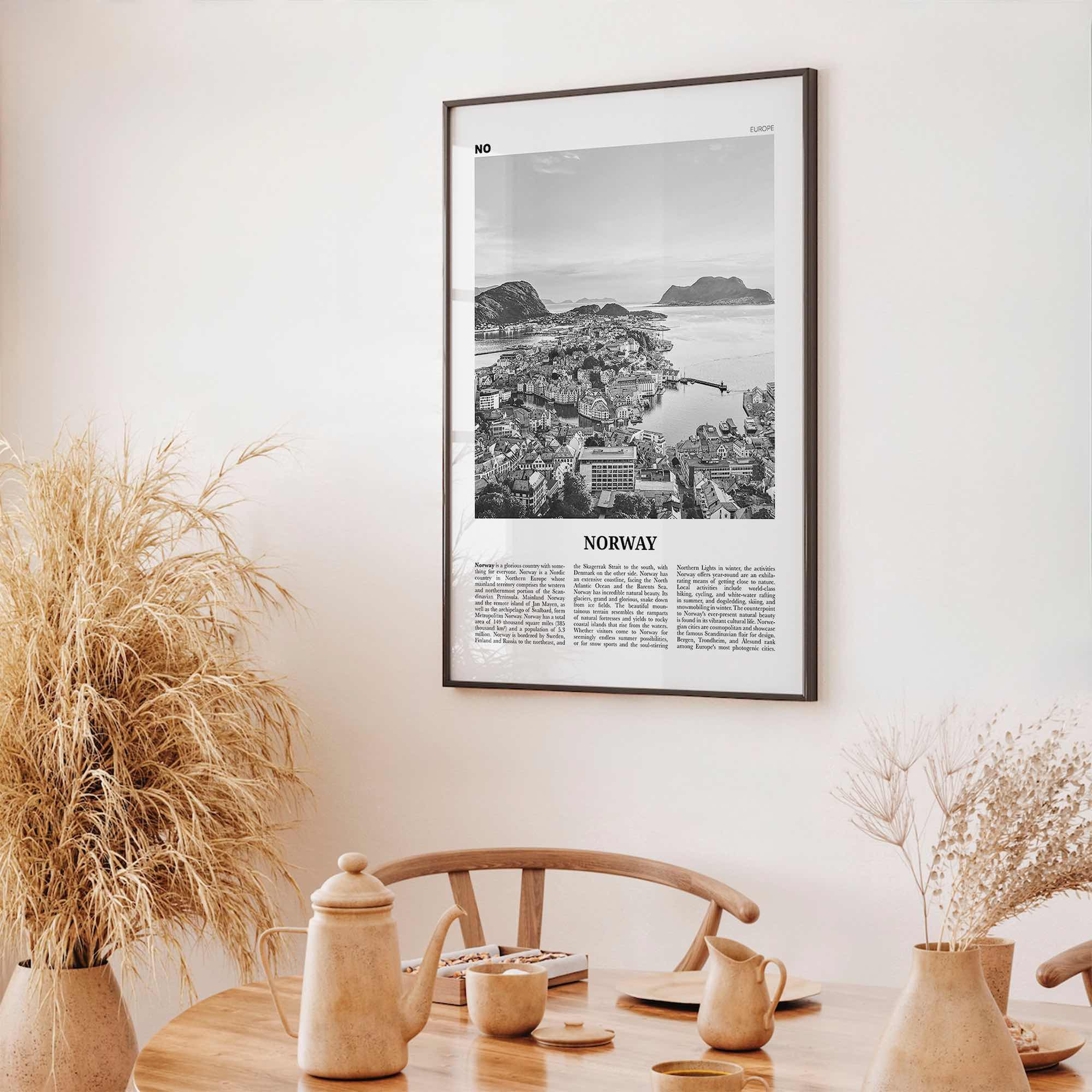 Norway Print Black and White, Norway Wall Art, Norway Poster, Norway Photo, Norway Wall Decor, Norge, Noreg, Norgga, Norwegian, Oslo, Europe