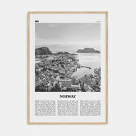 Norway Travel B&W Poster