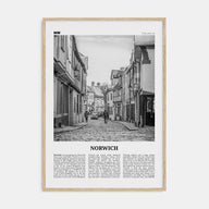 Norwich Travel B&W Poster
