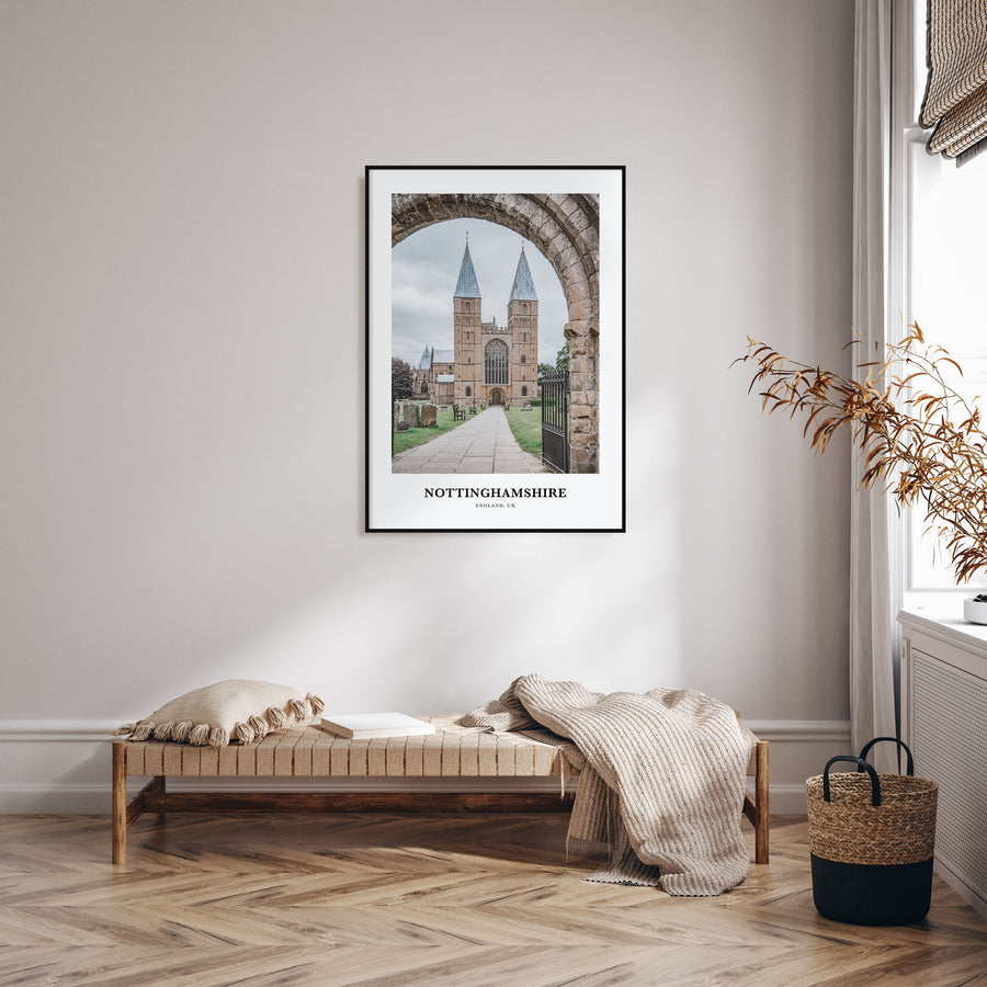 Nottinghamshire Portrait Color Poster