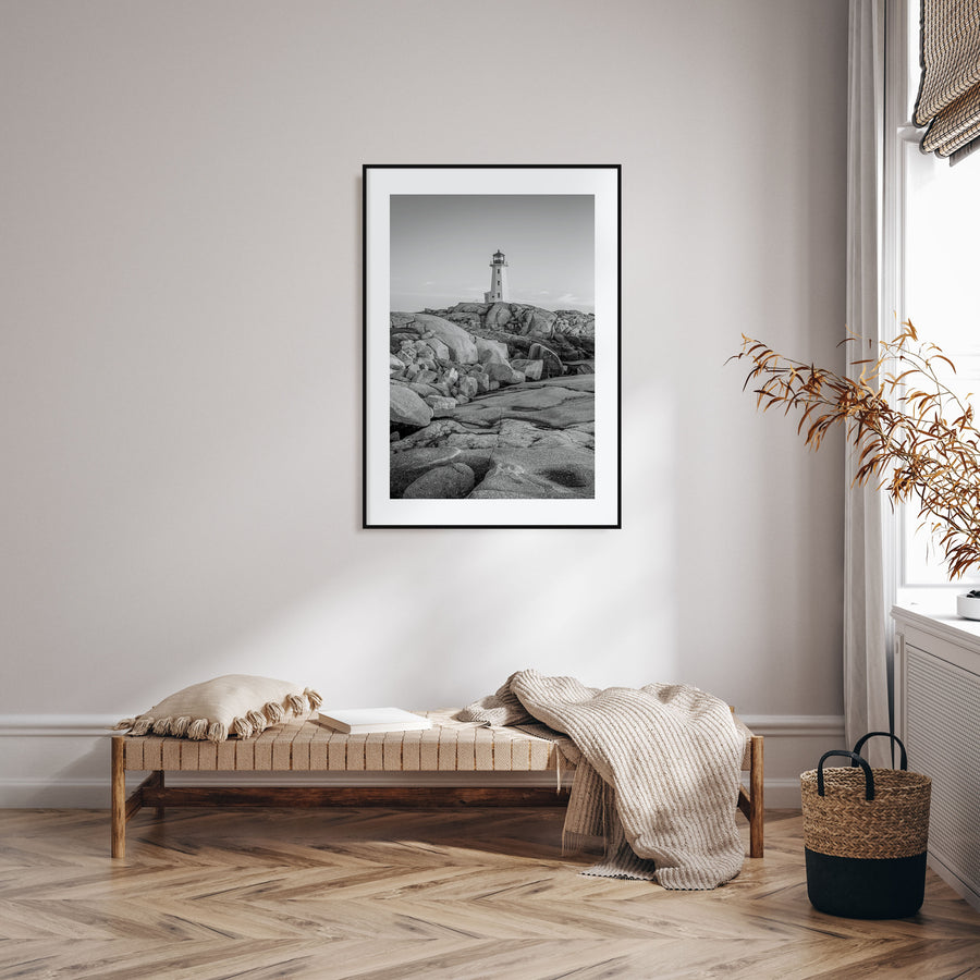 Nova Scotia Photo B&W Poster