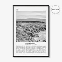 Nova Scotia Print Black and White, Nova Scotia Wall Art, Nova Scotia Poster, Nova Scotia Photo, Canada, New Scotland, Halifax