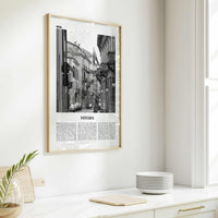 Novara Print Black and White, Novara Wall Art, Novara Poster, Novara Photo, Novara Wall Décor, Novara Map, Italy