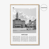 Novi Sad Print Black and White, Novi Sad Wall Art, Novi Sad Poster, Novi Sad Photo, Novi Sad Wall Décor, Serbia, Нови, Сад, Újvidék