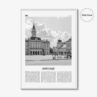 Novi Sad Print Black and White, Novi Sad Wall Art, Novi Sad Poster, Novi Sad Photo, Novi Sad Wall Décor, Serbia, Нови, Сад, Újvidék