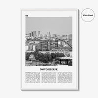 Novosibirsk Print Black and White, Novosibirsk Wall Art, Novosibirsk Poster, Novosibirsk Photo, Novosibirsk Wall Décor, Novosibirsk Map