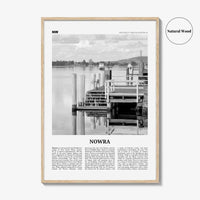 Nowra Print Black and White, Nowra Wall Art, Nowra Poster, Nowra Photo, Nowra Wall Décor, Nowra Map, Australia