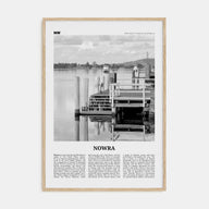 Nowra Travel B&W Poster