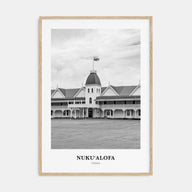 Nuku'alofa Portrait B&W Poster