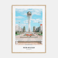 Nur-Sultan Portrait Color Poster