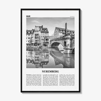 Nuremberg Print Black and White, Nuremberg Wall Art, Nuremberg Poster, Nuremberg Photo, Nürnberg Poster Print, Bavaria, Germany, Deutschland