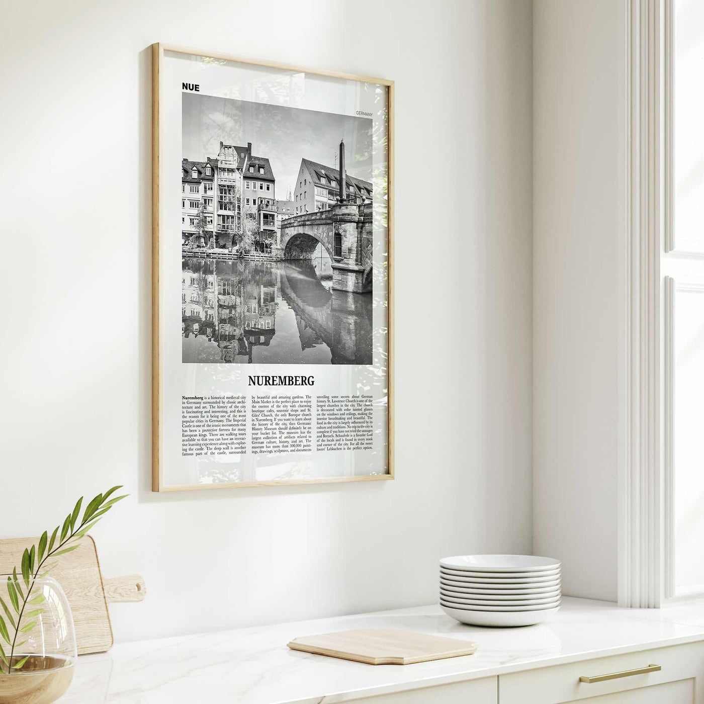 Nuremberg Print Black and White, Nuremberg Wall Art, Nuremberg Poster, Nuremberg Photo, Nürnberg Poster Print, Bavaria, Germany, Deutschland