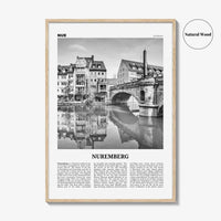 Nuremberg Print Black and White, Nuremberg Wall Art, Nuremberg Poster, Nuremberg Photo, Nürnberg Poster Print, Bavaria, Germany, Deutschland