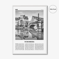 Nuremberg Print Black and White, Nuremberg Wall Art, Nuremberg Poster, Nuremberg Photo, Nürnberg Poster Print, Bavaria, Germany, Deutschland