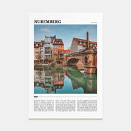 Nuremberg Travel Color Poster