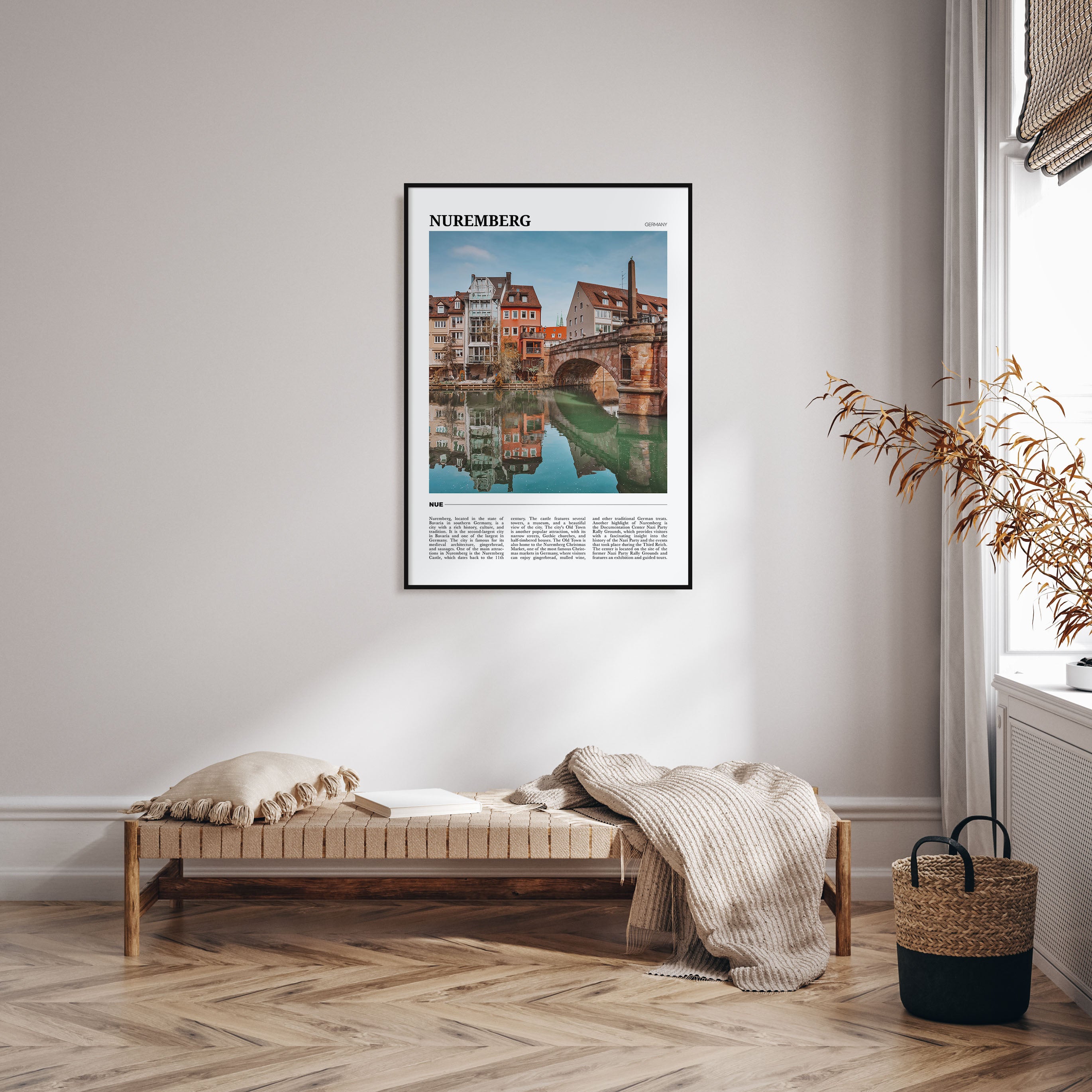 Nuremberg Travel Color Poster