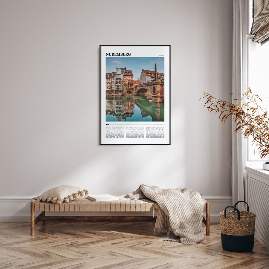 Nuremberg Travel Color Poster