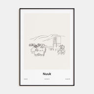 Nuuk Drawn Poster