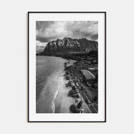 O‘ahu Photo B&W No 3 Poster