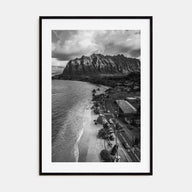 O‘ahu Photo B&W No 3 Poster