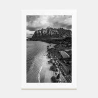 O‘ahu Photo B&W No 3 Poster