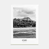 O‘ahu Portrait B&W Poster