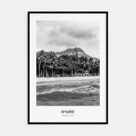 O‘ahu Portrait B&W Poster