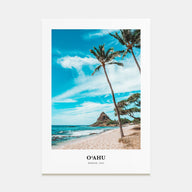 O‘ahu Portrait Color Poster