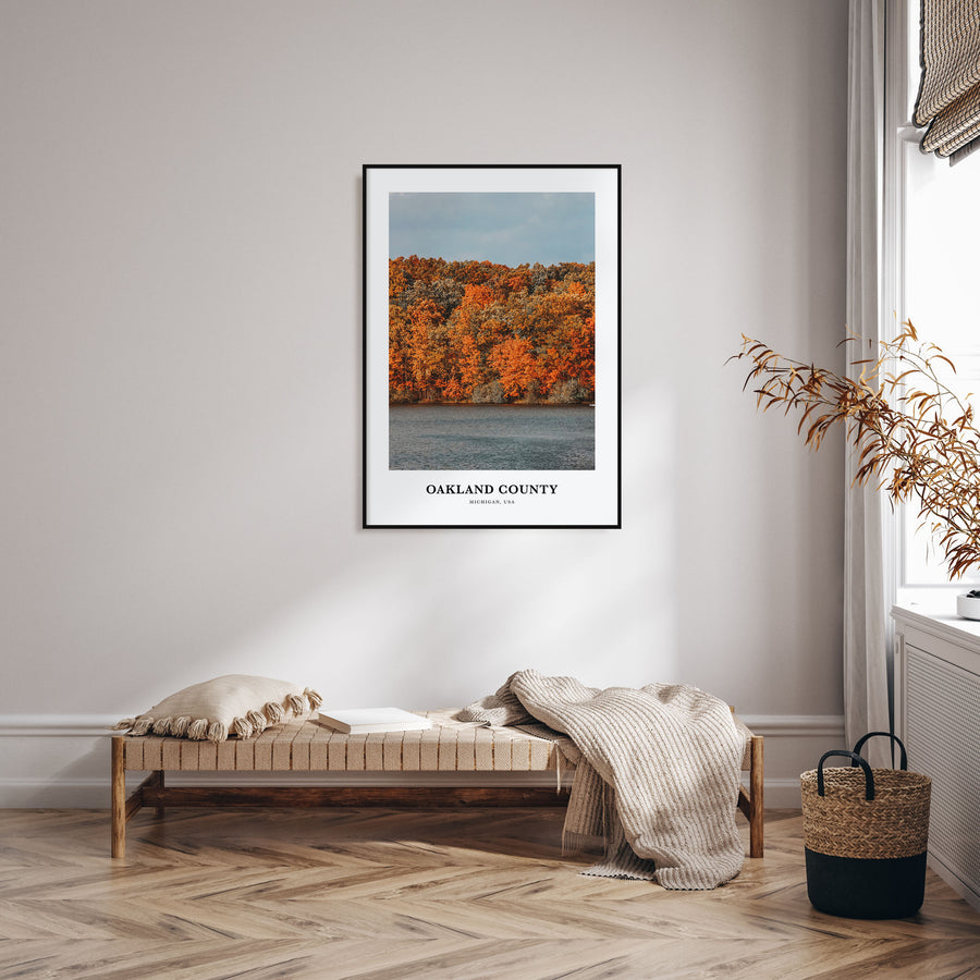 Oakland County Portrait Color Poster