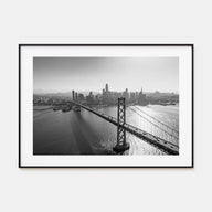 Oakland Landscape B&W Poster