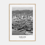 Oakland Portrait B&W No 2 Poster